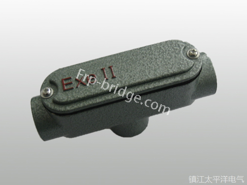 防(fáng)爆穿線後蓋(gai)三通穿線盒(he)
