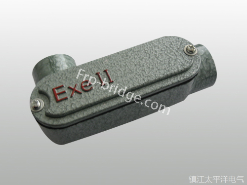 防爆左彎通(tōng)穿線盒
